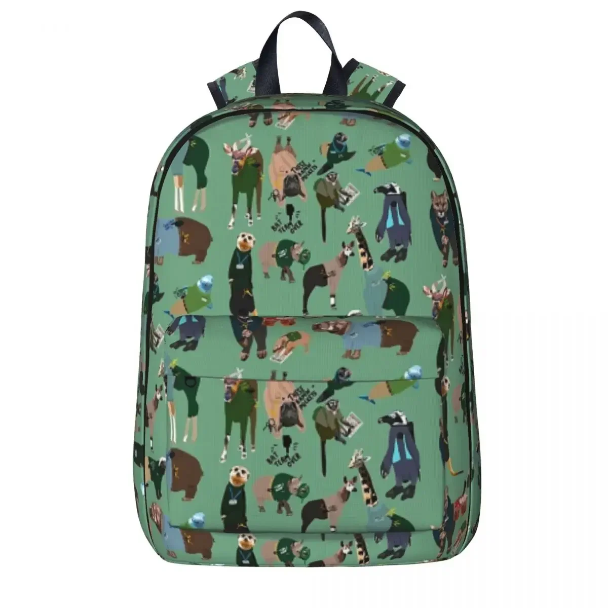 Animais como zookeepers mochilas grande capacidade crianças saco de escola bolsa de ombro portátil mochila moda viagem