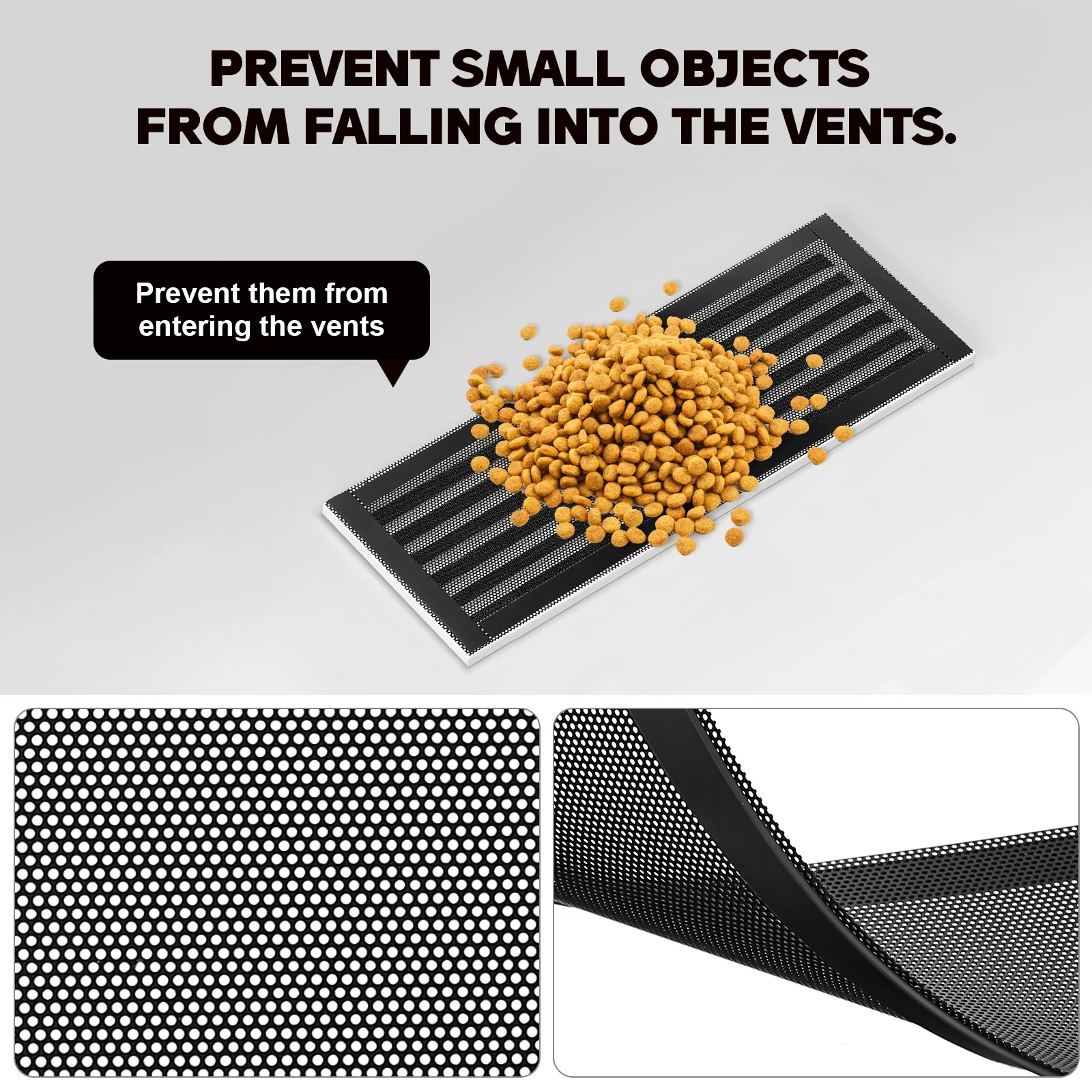 8 Pcs Magnetic Mesh Vent Covers for Home Wall Dust-proof Ceiling Pvc Floor Protector