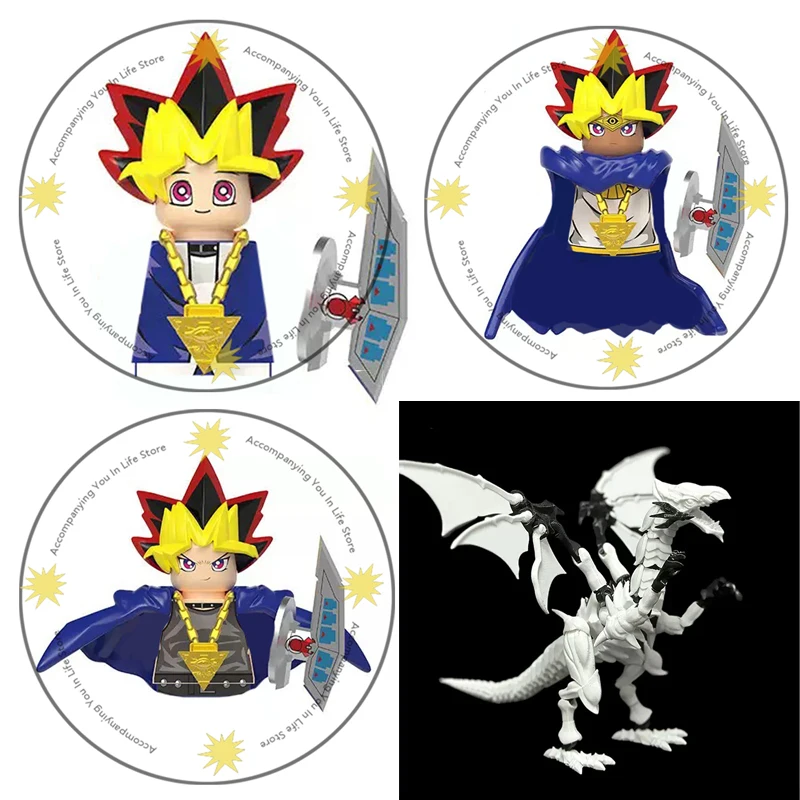 Duel Monsters Building Block Yugioh Yugi Muto Mini Action Figure Toys