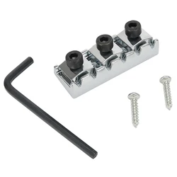 Electric Guitar String Locking Nut 42mm For Floyd Rose For Tremolo Bridge Parts W/ Mounting Screws Spanner Wrench Tooyful