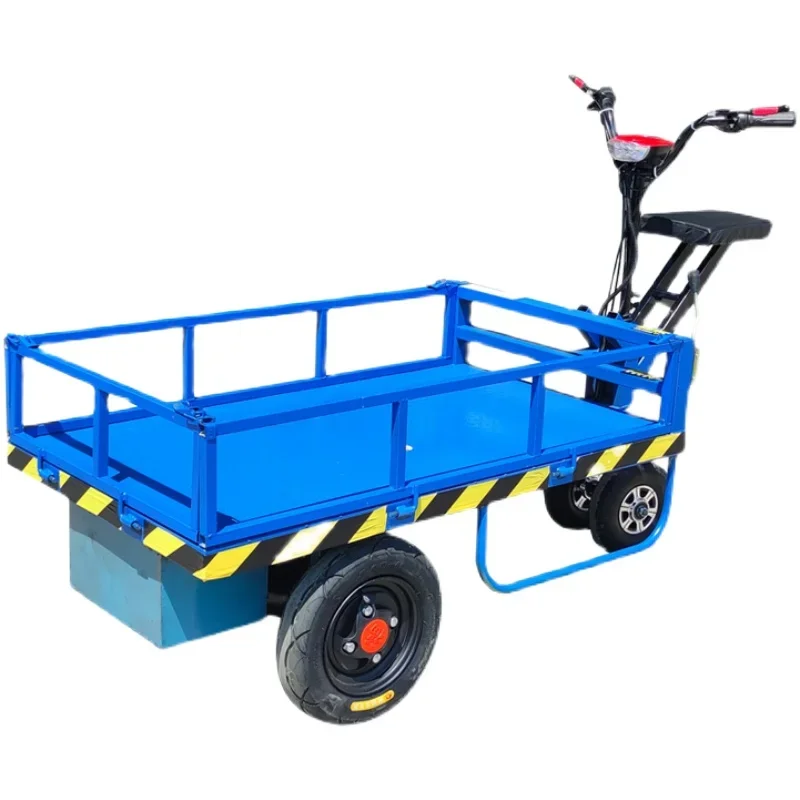 

Electric Flat Truck Reverse Donkey Trolley Cart Transport Trolley