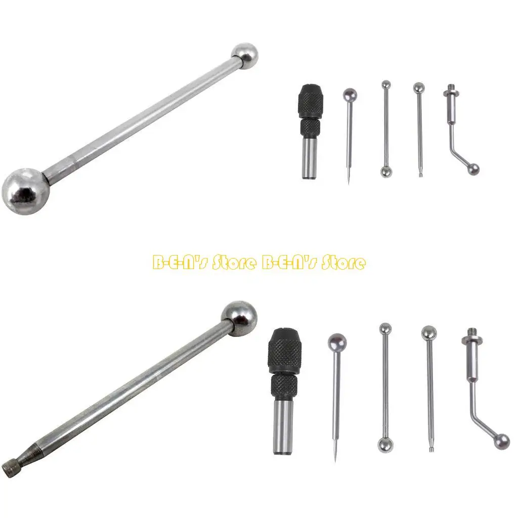 

Y1AD 5 Pcs/set Wiggler & Center Finder Set Run out Concentrical Work Hand Tool