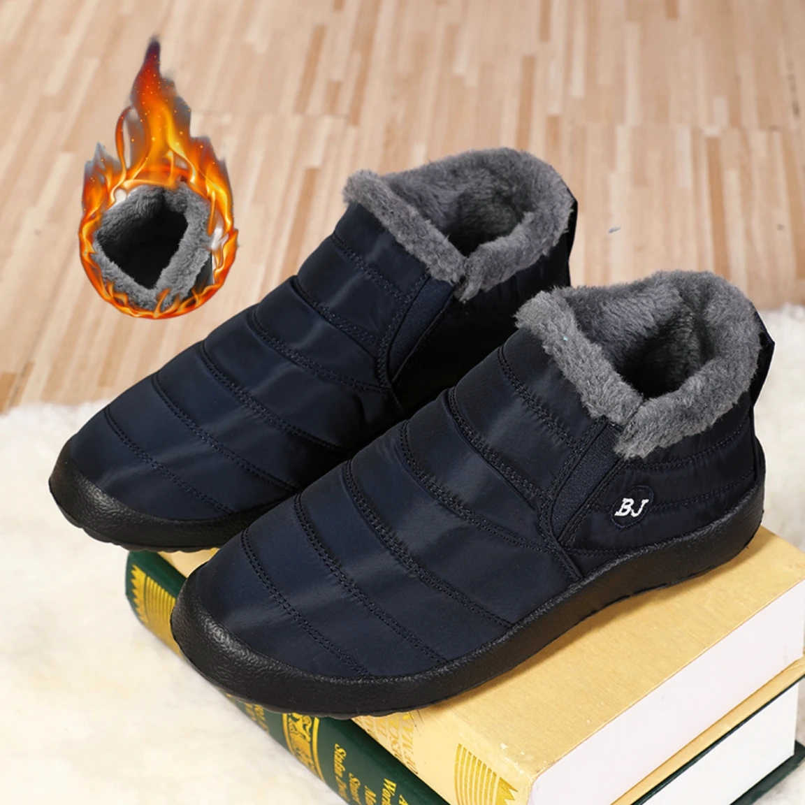 أحذية نسائية ذات منصة قطيفة، أحذية نسائية، أحذية مقاومة للماء للنساء، أحذية ثلج عصرية لفصل الشتاء، أحذية للنساء