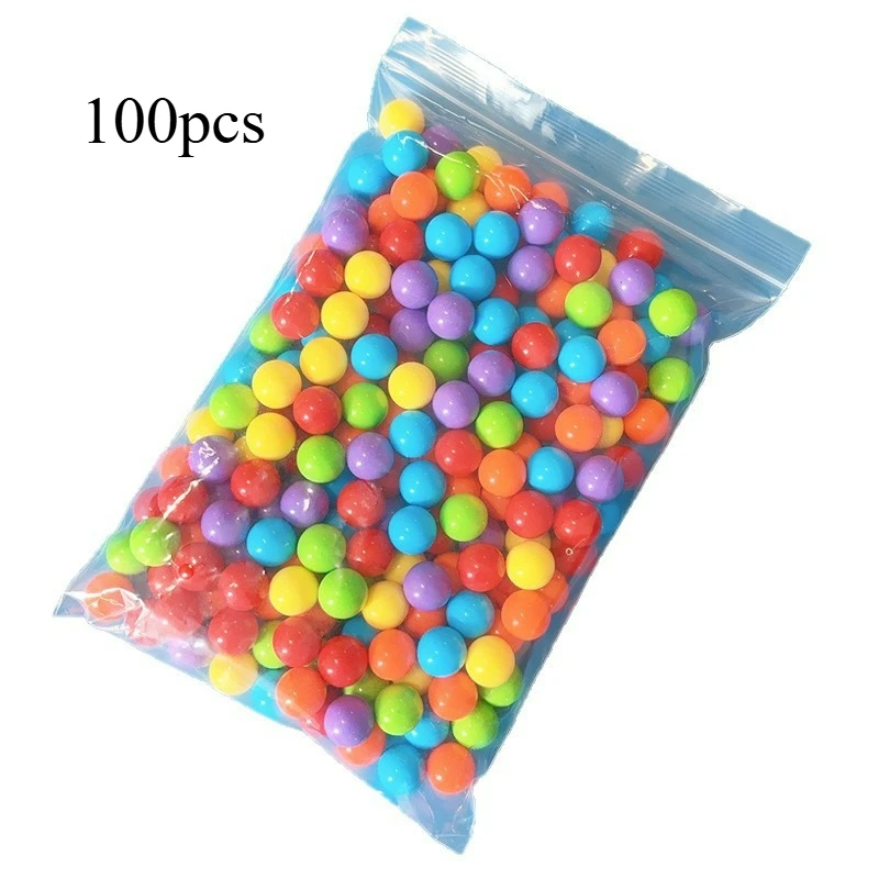 16mm Solid Color Plastic Marbles for Chain Shot Cannon Ball Zombie Shooter Game Accessories Coin Operated Games