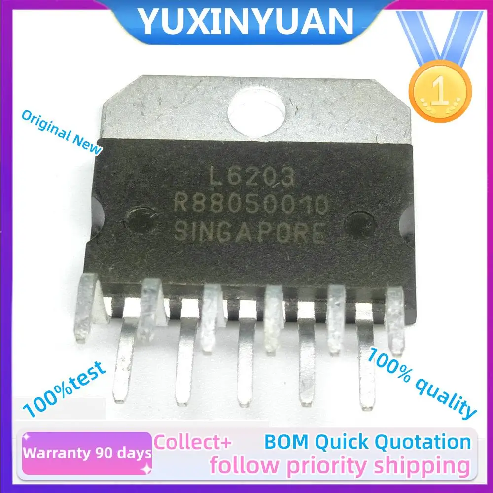 1PCS/LOT  L6203 ZIP-11 L298P L6201PS L6227PD L6470PD L6208PD L6207PD L6228PD  New original IC Chip  In Stock,100%TEst