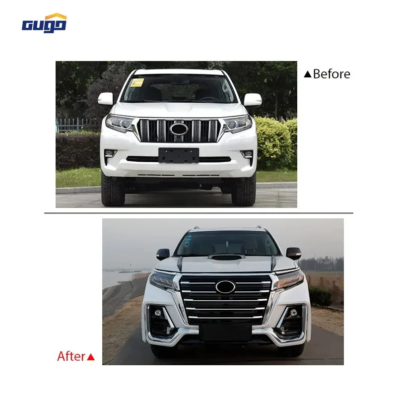 

GUGO 2018-On for s PRADO E Model Bodykit High Quality ABS Bumper with Easy Installation and Tow Hook for Car Modification