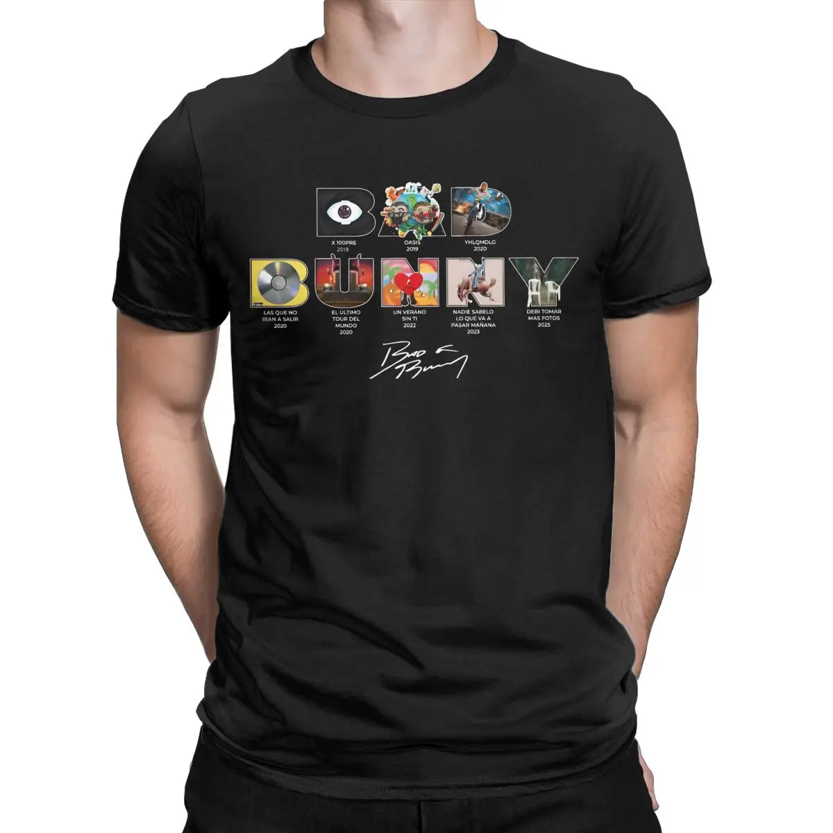 

Bads Bunnys DTMF Debi Tirar Mas Fotos 2025 Album Shirt Merch for Men Women Cotton Funny Tee Shirt Short Sleeve Tops