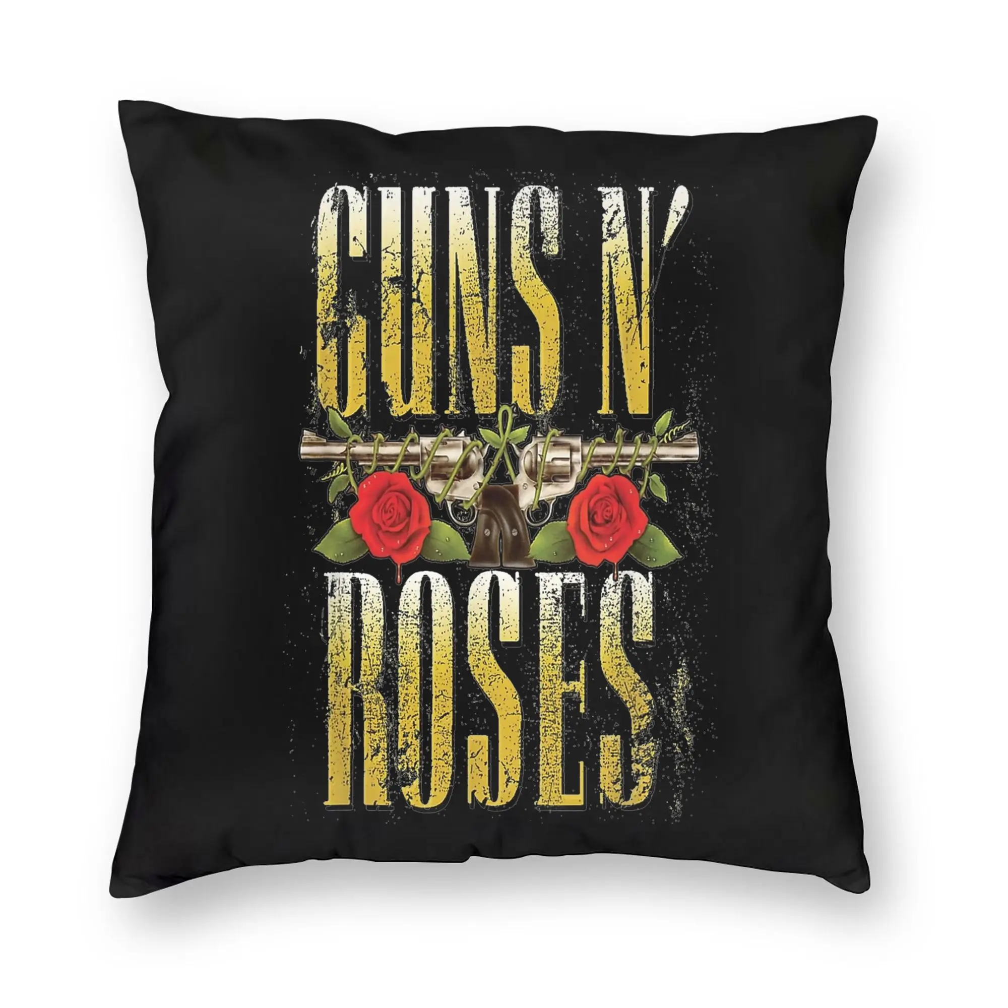 Rock Music Band G-Guns N Roses Pillowcase Printing Polyester Cushion Cover Decor  Pillow Case Cover Home Square 45X45cm