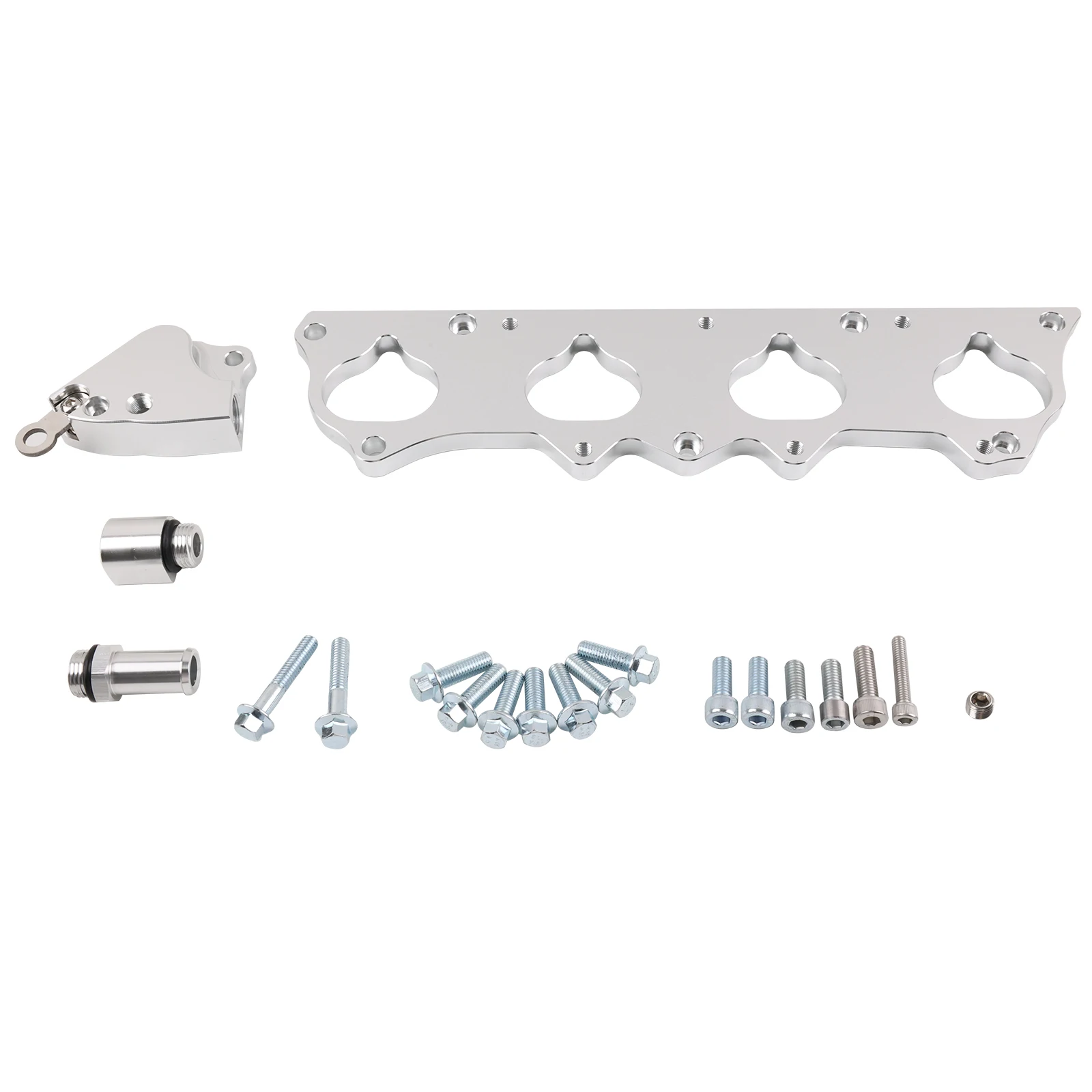 K24 style Head to KSWP S2000 Intake Manifold PLATE with Recirculation K24A ADAPTER FOR 00-09 Honda S2000 F20c/F22c