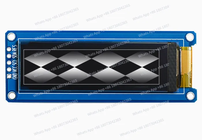 

2.08 inch 5PIN/7PIN/24PIN SPI Blue/White Display Screen Module SH1122 Driver IC 256*64 Parallel/IIC Interface