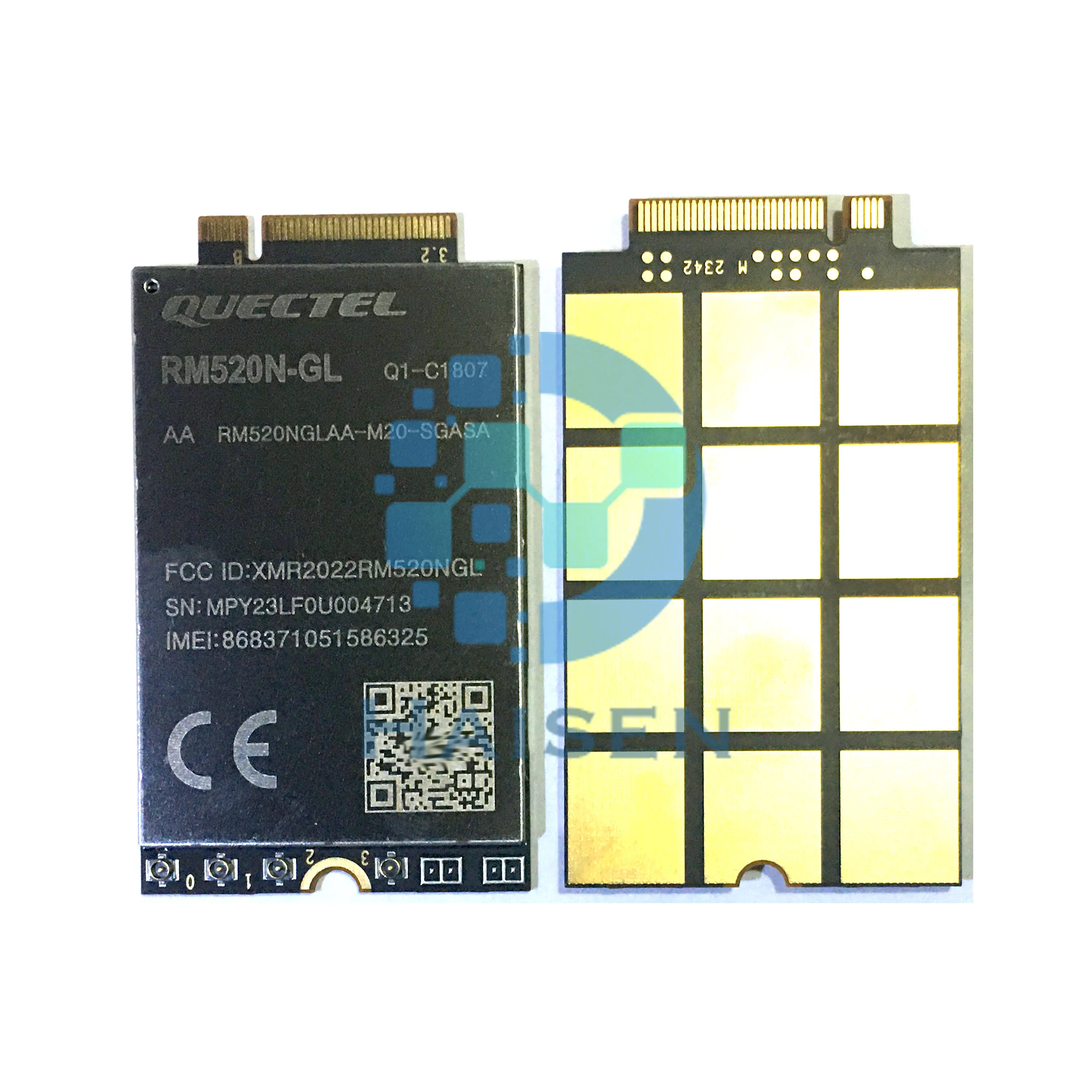 HAISEN Quectel RM520N-GL RM520NGLAA-M20-SGASA 5G M.2 module with adapter with antenna with accessory set RM520NGLAA-M20-SGASA