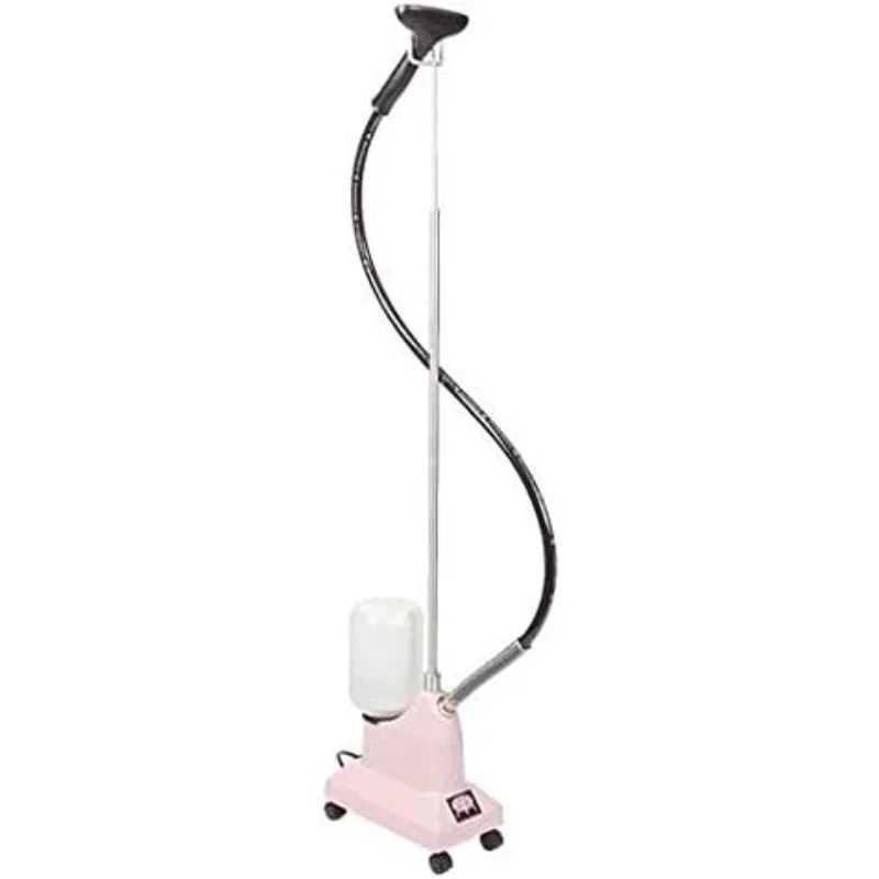 Garment Steamer with Plastic Steam Head (Pink), 120 Volt,1300 watts,2 Hour Steam Time Per Filling