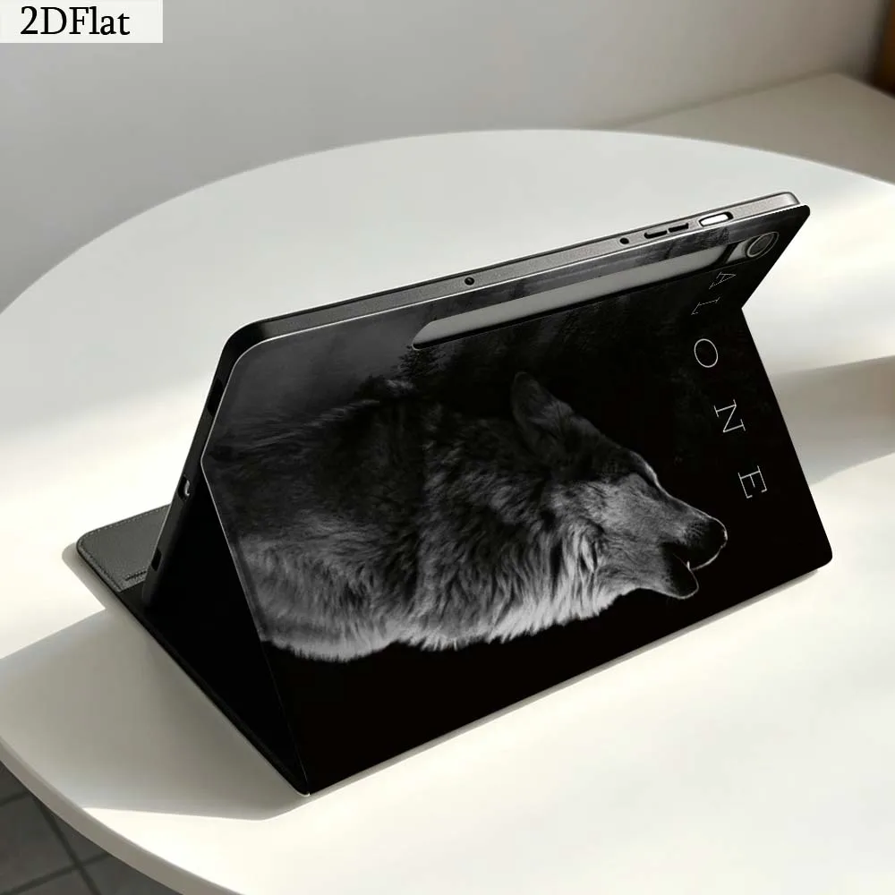 Wolf Fashion Art Gift For Samsung Galaxy Tab S11 S10 S9 S8 S7 S6 A11 A10.1 A9 A8 A7 Ultra FE Plus Soft Tablet Case 3