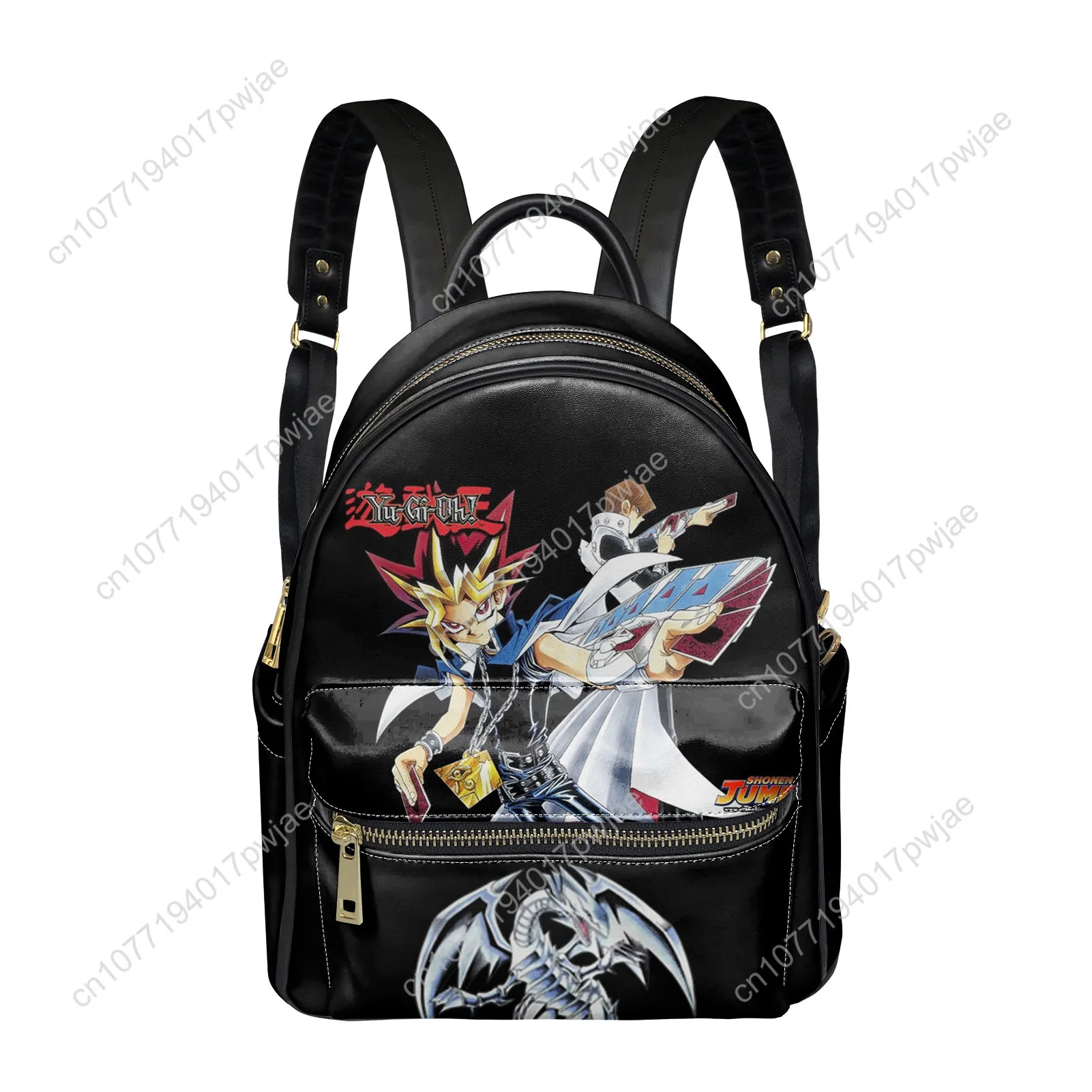 Yu Gi Oh Anime Yugi Muto Backpack Womens Men Personalized Double Shoulder Bag Business Travel Bookbag Rucksack Gift Daypack