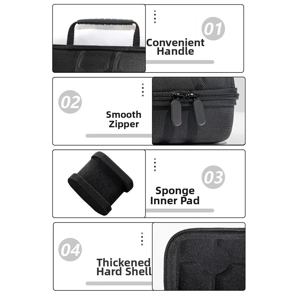 1/2/3/4/5Slots Watch Box Organizer Shockproof Velvet Lined Watch Case Drop-resistant Hard EVA Watch Storage Box Home Use