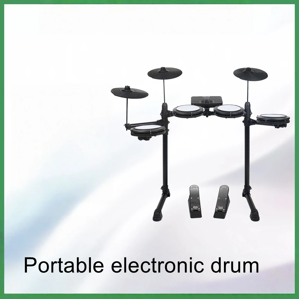 iElectronic Drum Multi-Function Portable Drum Set for Home Practice, Jazz Drum Performance, and Instructional Use