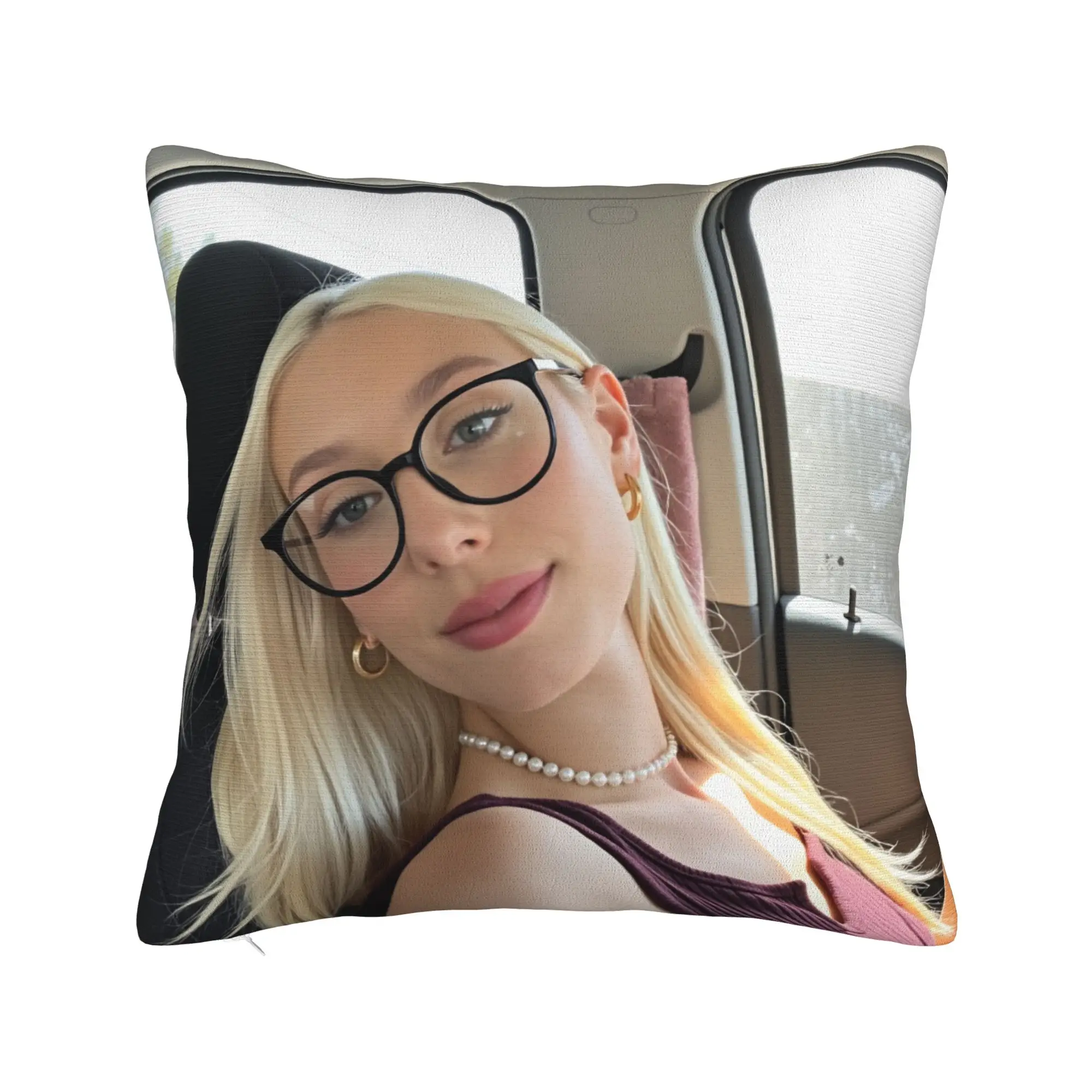 Pretty Girl Kay Lovely Pillow Case  Custom Pillow Cover For Living Room Sofa Fashion Pillowcases