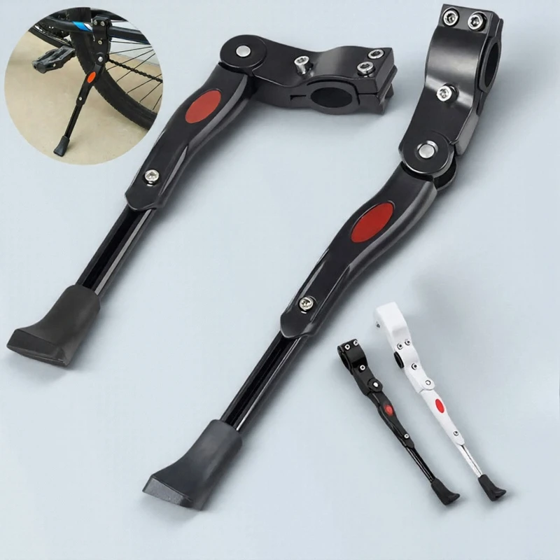 

24/27 Inch Bike Kickstand Adjustable Heavy Duty Aluminum Alloy Bicycle Kickstand for Mountain Road Bikes Cycling Accessories