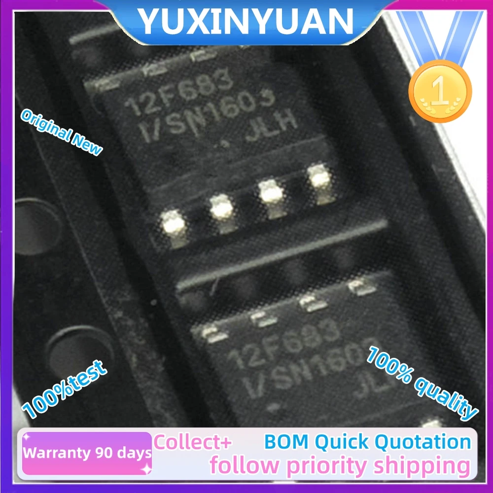 

50pcs/lot PIC12F683-I/SN SOP8 PIC12F683-I SOP PIC12F683 SMD 12F683 PIC12F683-E/SN SOP-8 new and original IC