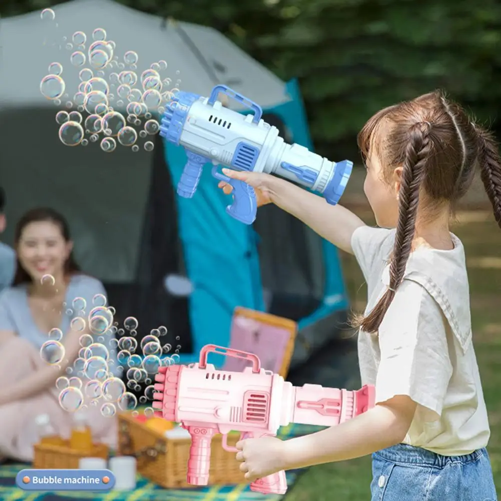 Dropshipping!! 1 Set 36 Holes Bubble Machine Eye-catching Hand-eye Coordination PP Handheld Bubble Toy for Children