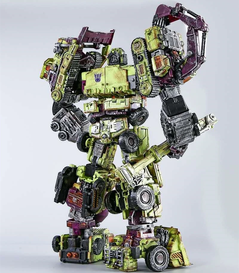 NBK Transformation G1 Devastator Battle Damage Version GT Engineering Combiner, figura de acción 6 en 1, juguetes de colección