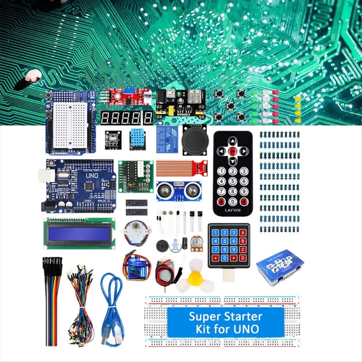 

(A26M) Супер-стартовый набор для платы UNO R3, комплект для модернизации RFID, обучающий набор для начинающих