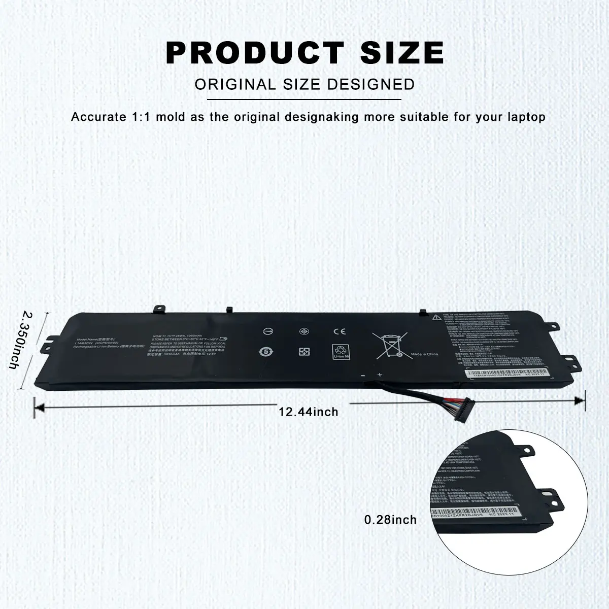 Imagem -05 - Bateria do Portátil para Lenovo Ideapad 70015isk151sk 17isklegion R720 Y520-15ikba 15ikbm 15ikbn L14m3p24 L16s3p24