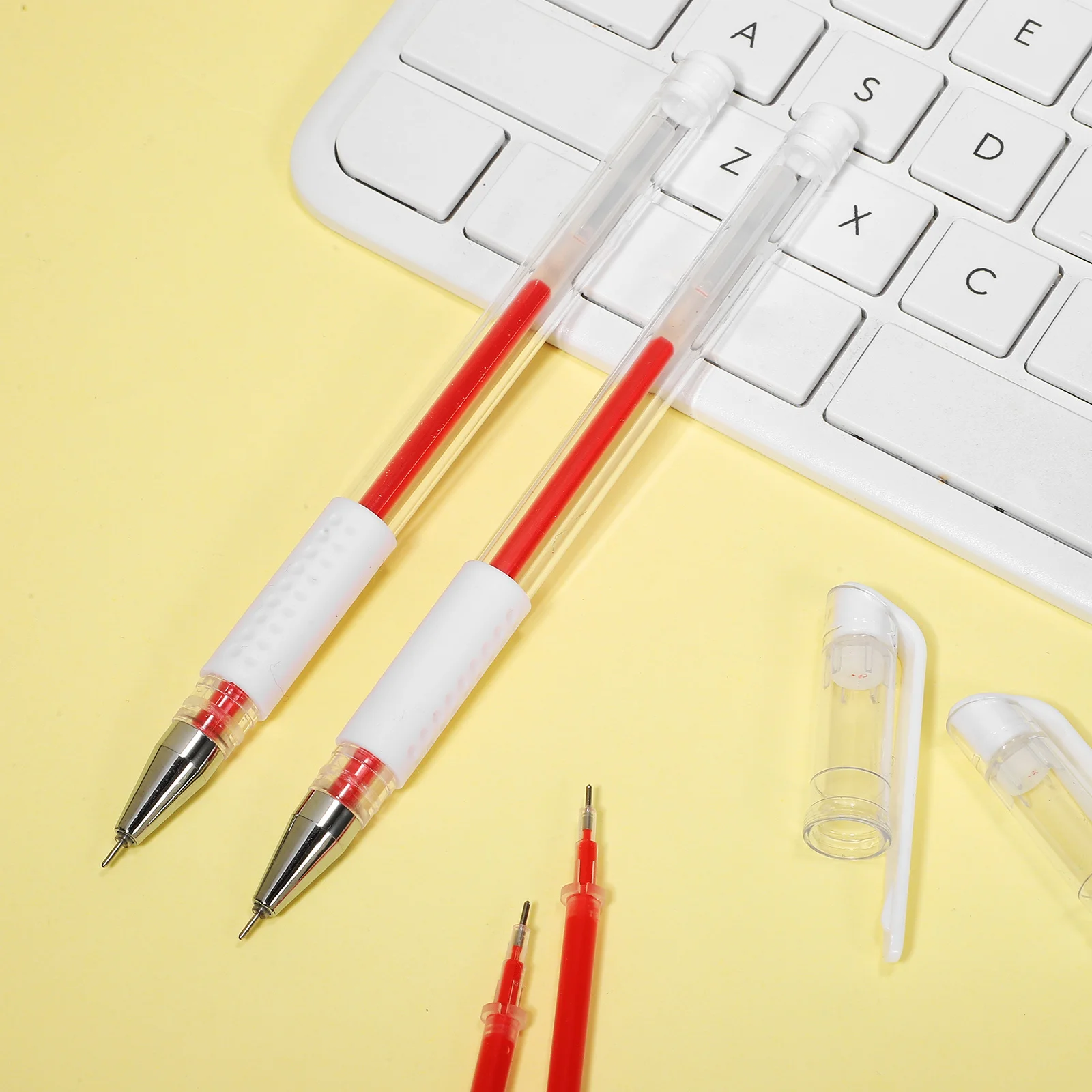 

4Pcs Eyebrow Tattoo Pen Multi-Use Skin Marker for Brow Mapping Detailed Design Long-Lasting Reusable Professional Makeup Tool