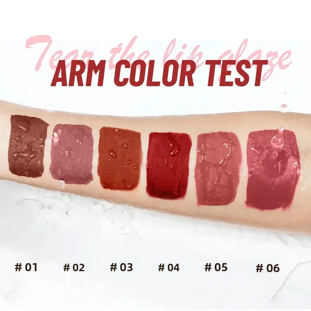 Zestaw błyszczyków w stylu boho, odcienie ziemi, matowe, aksamitne, glinkowe szminki, nawilżające, wodoodporne, długotrwałe, nieprzywierające do kubka, kosmetyki.