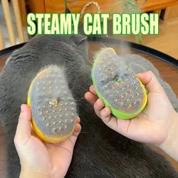 Cat Steam Brush Steamy Dog Brush 3 in 1 Electric Spray Cat Hair Brushes for Massage Pet Grooming Comb Hair Removal Combs