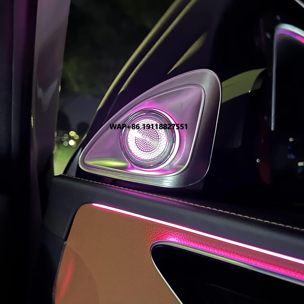 

HYD 4D Car Rotating Tweeter Speaker with Ambient Lights for W206 C Class