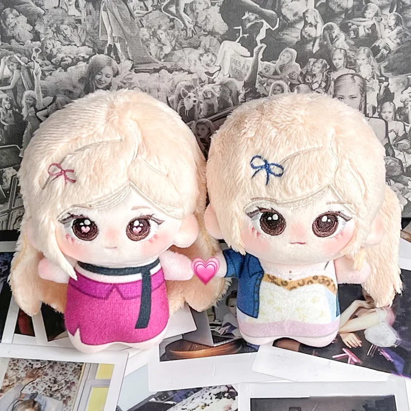 

New Rose 10cm Cotton Plush Doll Anime Peripherals Cute Stuffed Bag Pendant Keychain Collectible Gift For Kpop Fans Girls Friends