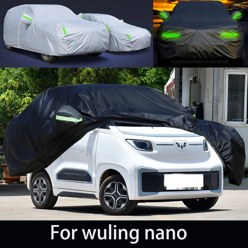 

For wuling nano auto anti snow, anti freezing, anti dust, anti peeling paint, and anti rainwater.car cover protection