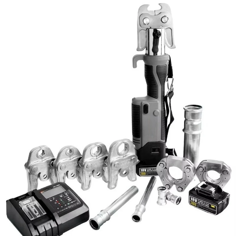 

PZ-1550 Hydraulic Crimping Tools Box GE-1550 Battery Powered PZ-1550 Electric Plumbing Propress Copper Pipe Hydraul Plastic 32KN