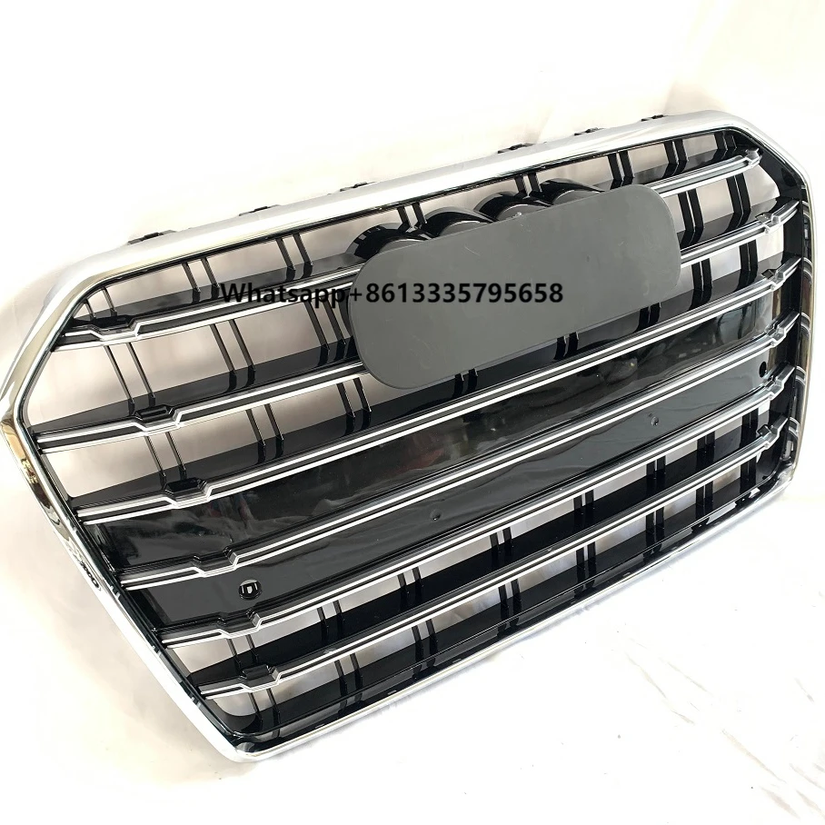 

Car Body Parts Gloss Black Front Bumper RS6 2015-2017 FRONT GRILLE for A6 16RS6