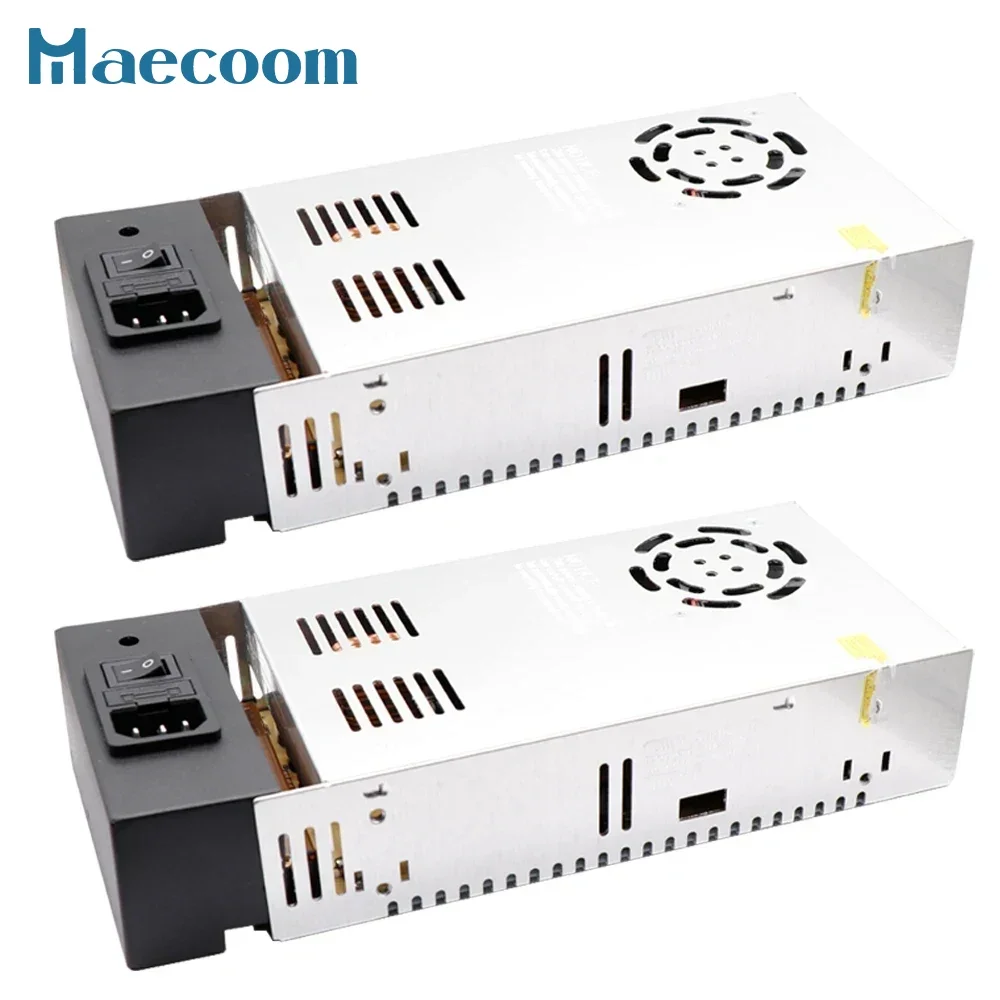 Upgrade 3D Printer Parts 220V/110V 12V/24V 360W Power Cover Supply Switch Shell Male Socket With Fuse 3D Printer Power Shell
