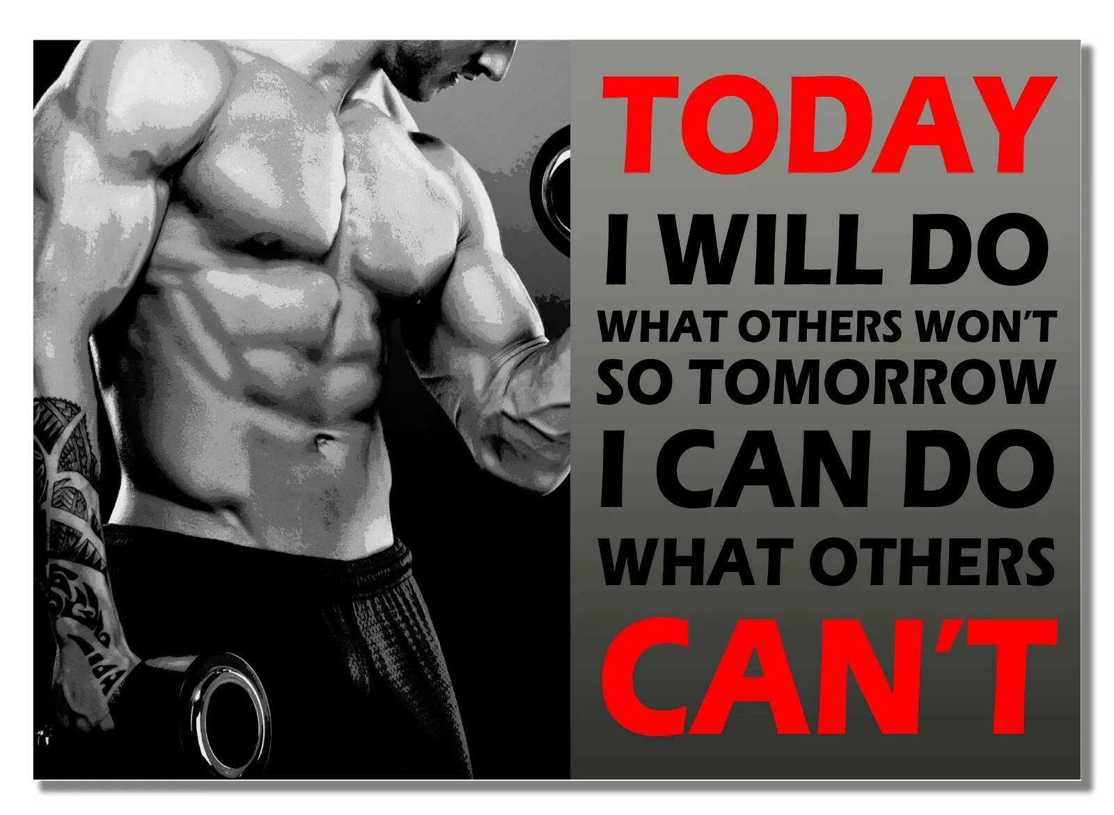 Bodybuilding You Earn Your Body Gym Fitness Train Quote Poster Sport Photo Gain Posters Prints Wall Painting Home Decor