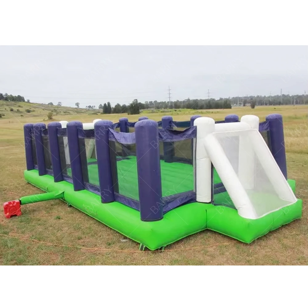 

New Interesting Football Pitch Inflatable Sport Games Soap Soccer Field