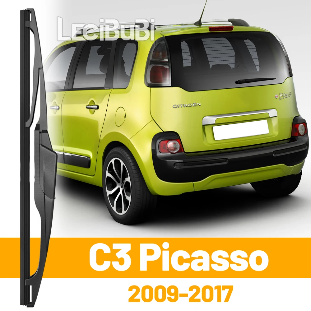Für Citroen C3 Picasso 2009–2017 2010 2014 2015 2016, Heckscheibe, Scheibenwischerblatt, Heckklappe, Fensterwischer, Zubehör