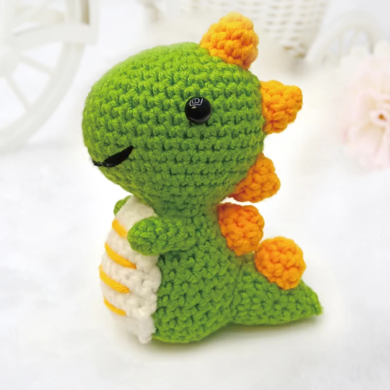 Dinosaur Crochet Kit for Beginners Adult Crochet Starter Kit for Kids