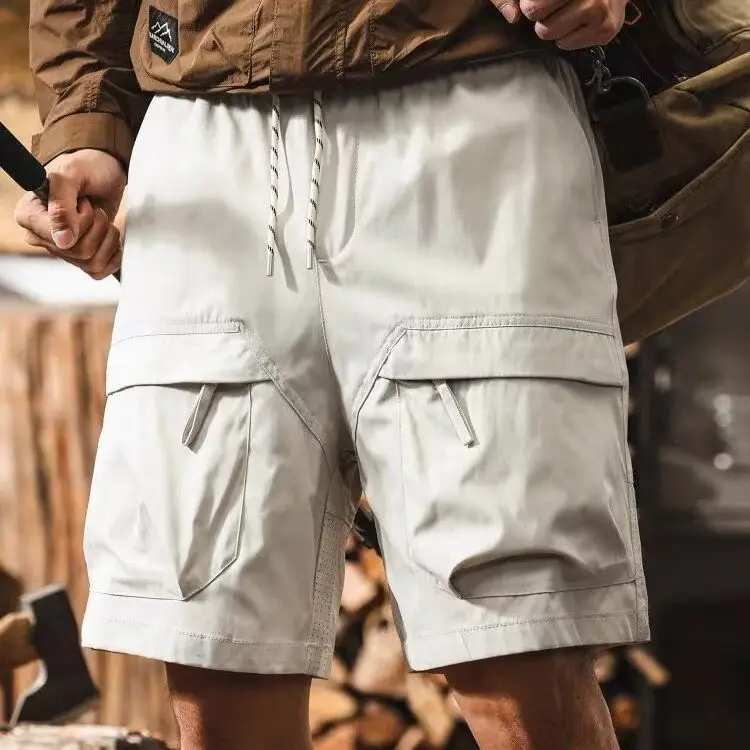 

Vintage Style Big Cargo Shorts for Men Summer Lightweight Loose Fit with Large Pockets