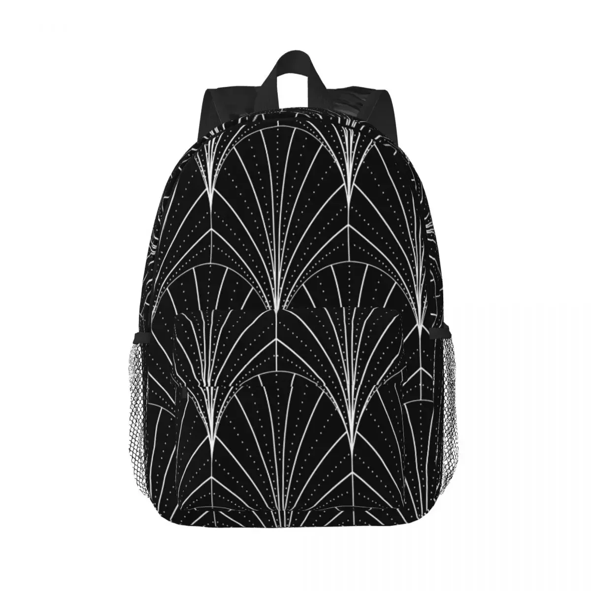 

Art Deco Waterfalls Backpacks Teenager Bookbag Fashion Students School Bags Travel Rucksack Shoulder Bag Large Capacity