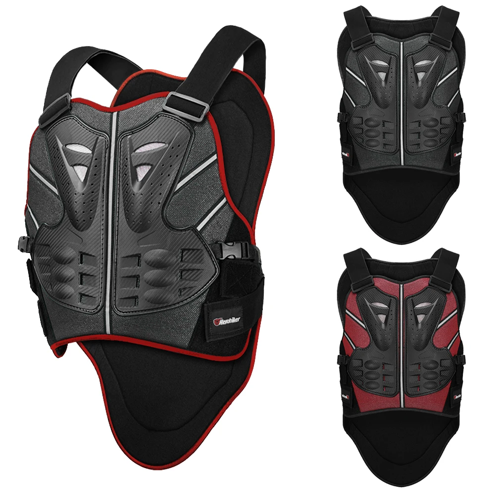 Motorcycle Body Armor Wear-resistant Motocross Riding Armor Vest Protective Gear Anti-fall Motorbike Chest Back Protector M-XL