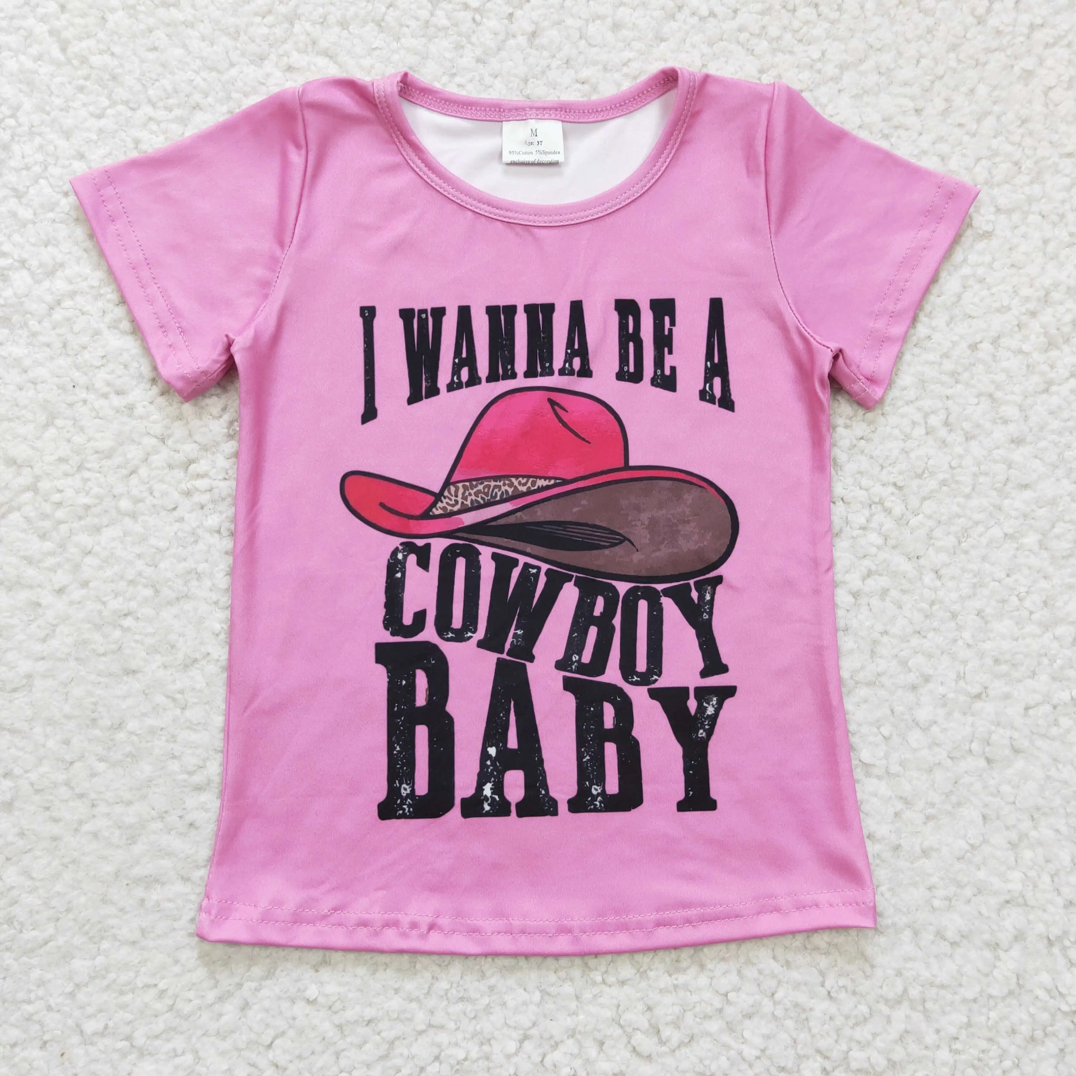 

z1126-07 GT0107 baby girls clothes Short-sleeved Top Fashion Simple Letter Summer T-shirt Boutique clothes for girls top