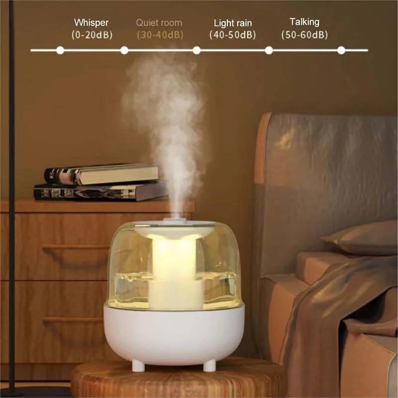 4L المرطب Usb الروائح المرطب المنزل الهواء المرطبات لتنقية الهواء مع Led مصباح سطح المكتب ضباب صانع