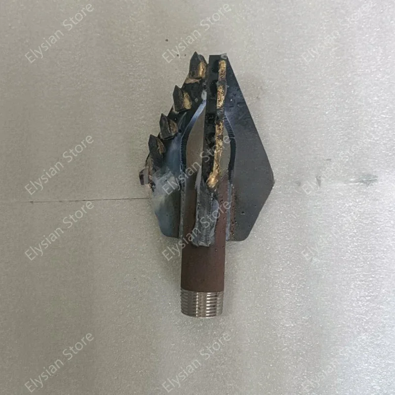 Three Wings Water Well Drilling Super Hard Alloy Drill Bit Drilling Rig Soil and Sand Layer Suitable for One Inch Drill Rod Bit