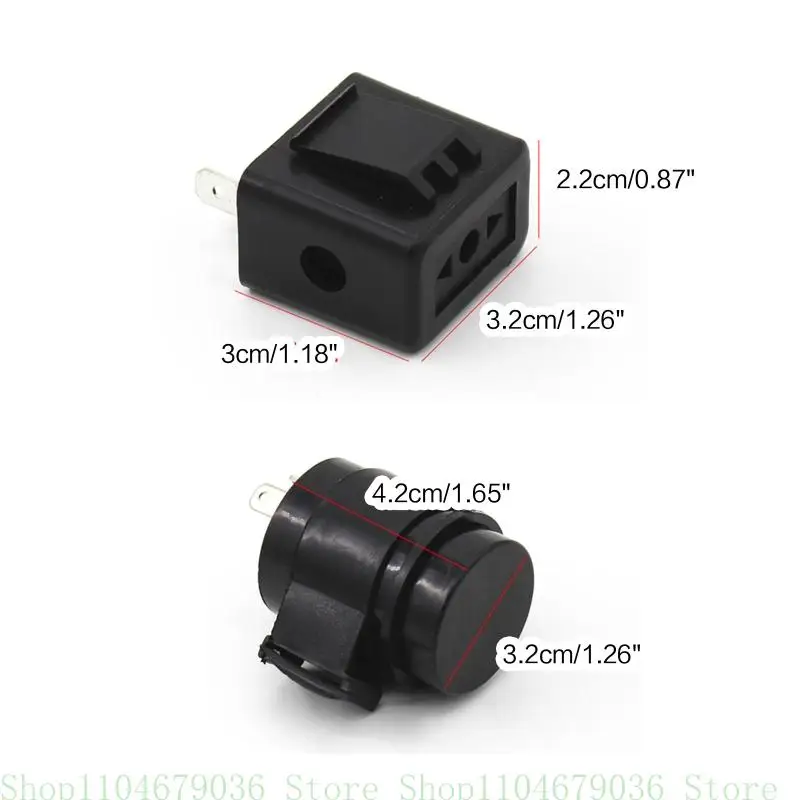LED 652F LED Flasher LED Elektronik dengan Buzzer Memperbaiki Indikator Sinyal Turn 12V 2 Pin