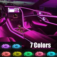 1/2/3/4/5M LED Car Interior Lighting Stripe Auto Atmosphere Light for DIY USB Powered Atmosphere Light Car Interior Decoration