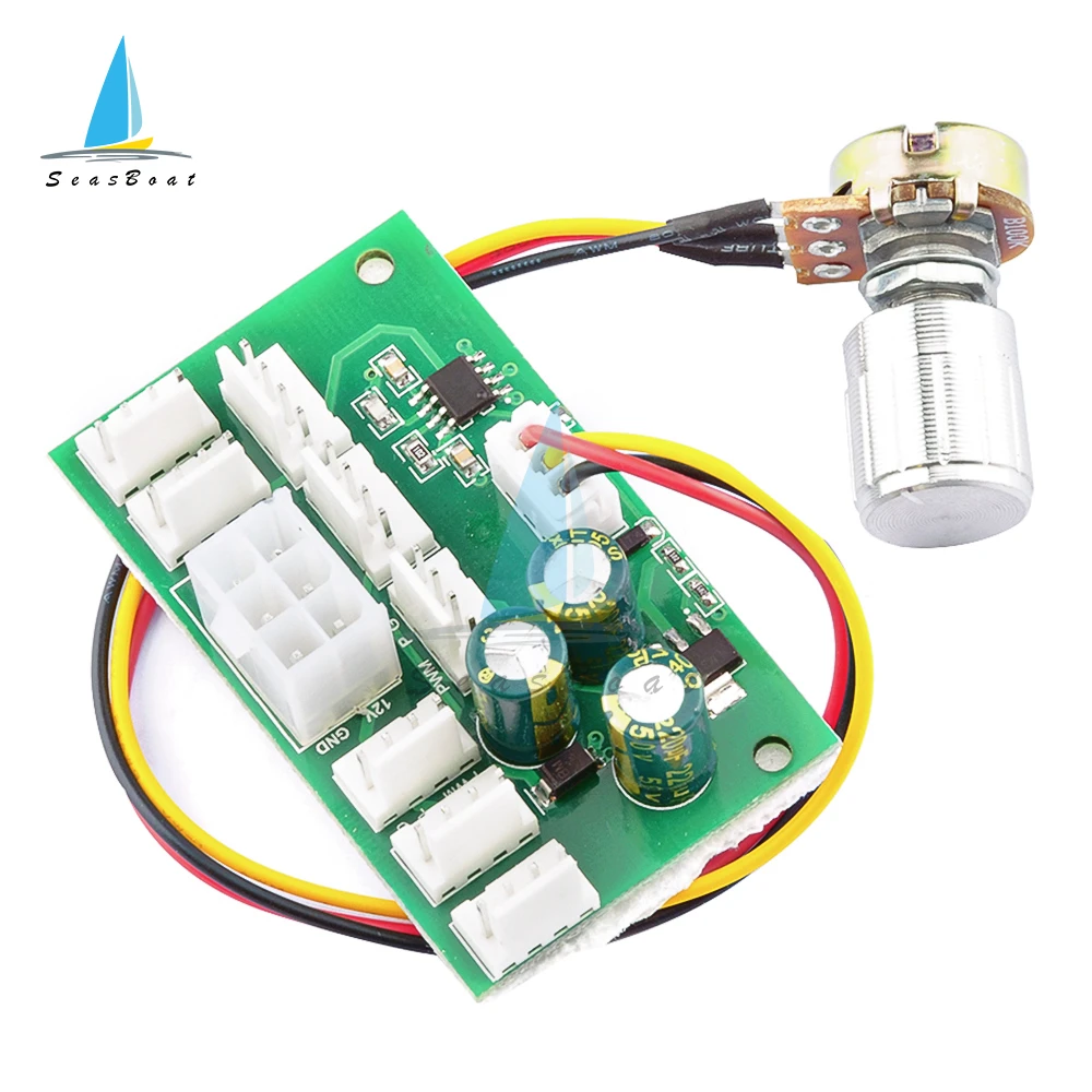 Computer Case Miner Fan Speed Controller 8-Channel Fan Hub PWM High-Power Violent Fan Controller Fan Speed Governor DC 12V 6P