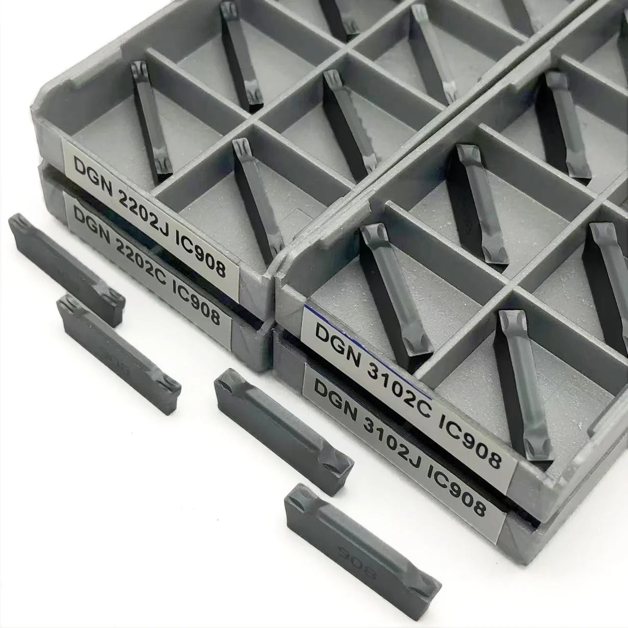10 шт. DGN 2202j 2202C IC908 DGN 3102J 3102C IC908 NC Карбидное лезвие из нержавеющей стали